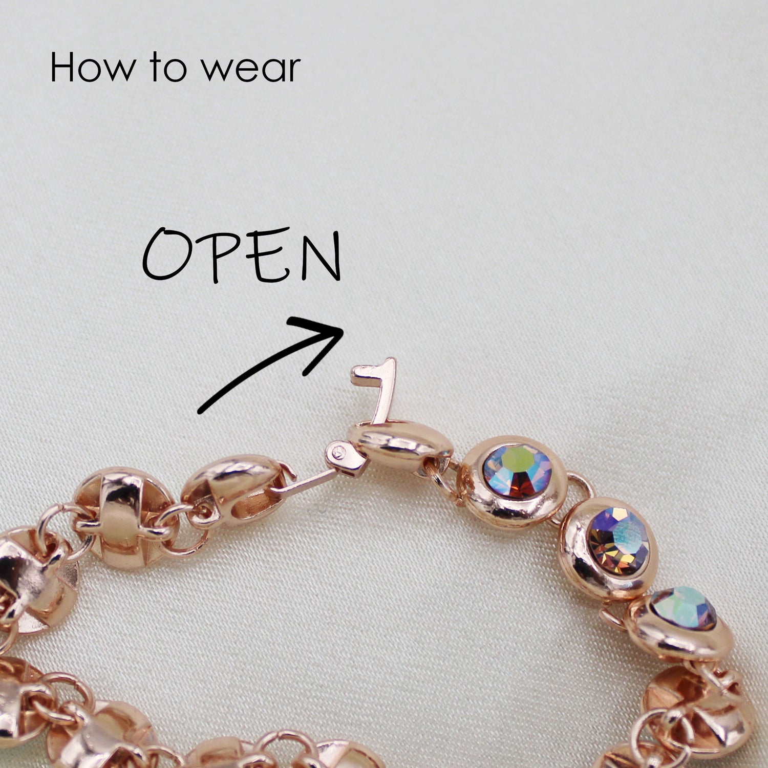 10 Cttw 7.5" Tennis Bracelet Made with Swarovski Crystals in Pink Rose Gold