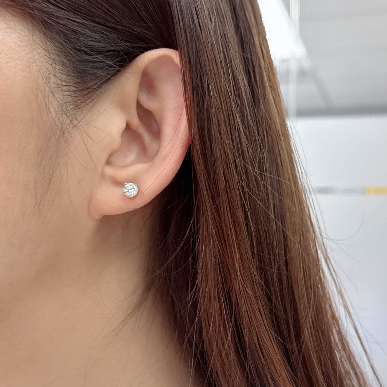 Certified (SI2-I1) 1/5ct TW to 2.00ct TW Lab-grown Diamond Earrings-14K Gold-Screw Back fifth and fine jewelry