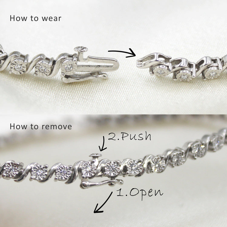 1/3ct tw Diamond Tennis Bracelet in Sterling Silver - Fifth and Fine