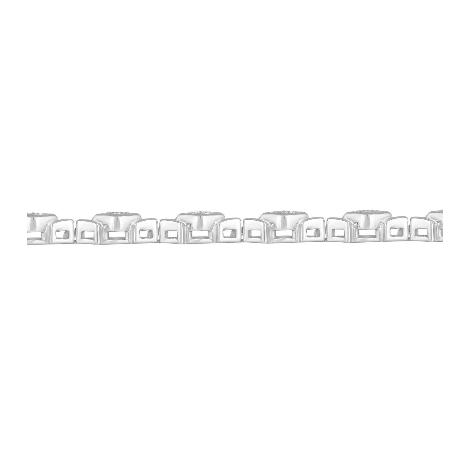 3/4 CT TW Diamond Tennis Bracelet in Sterling Silver