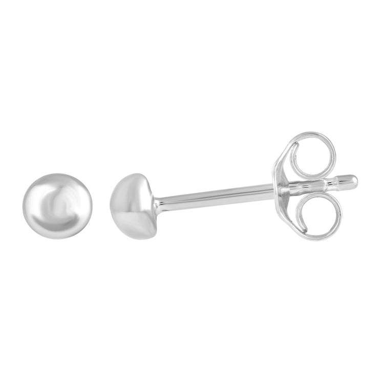3 Pairs Set Ear Party 1/10 Cttw Natural Diamond Circle XO Curved Bar Stud Earrings in 925 Sterling Silver