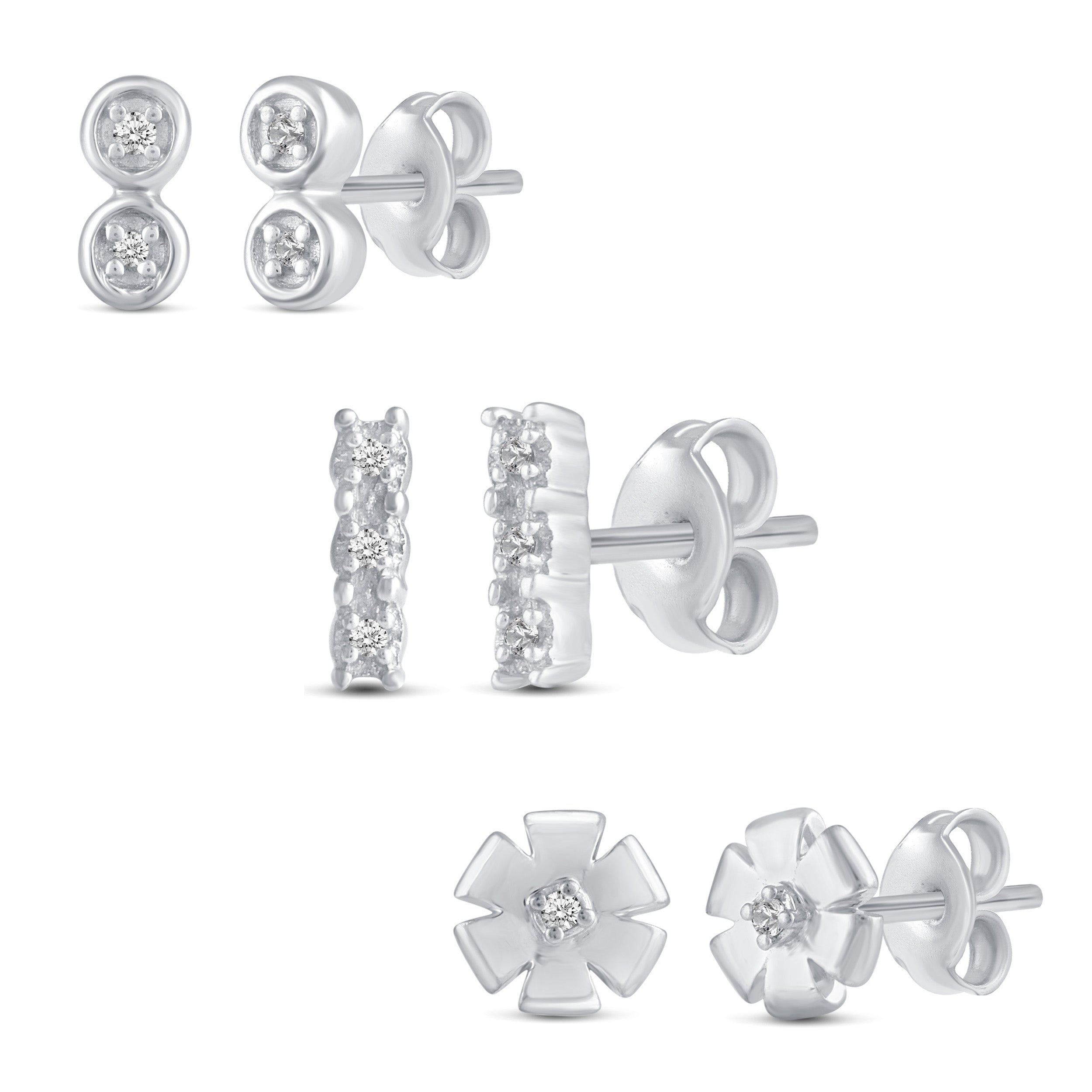 Diamond Stud Earrings – Vivien Frank Designs