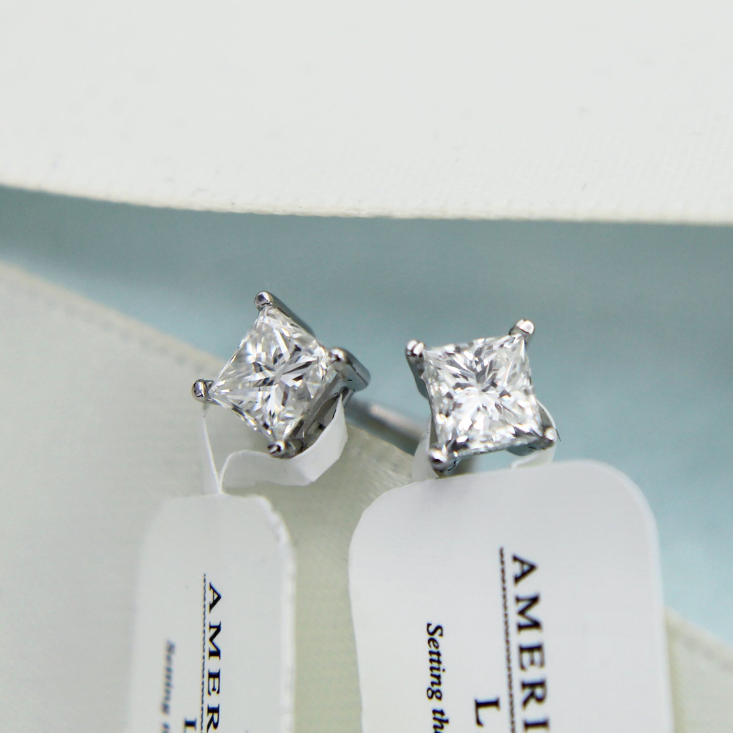 AGS Certified (VS1- VS2) 1/4ct TW to 1.00ct TW Natural Diamond Earrings-14K Gold-Screw Backs fine jewelry birthday holiday vae\lentineday gift