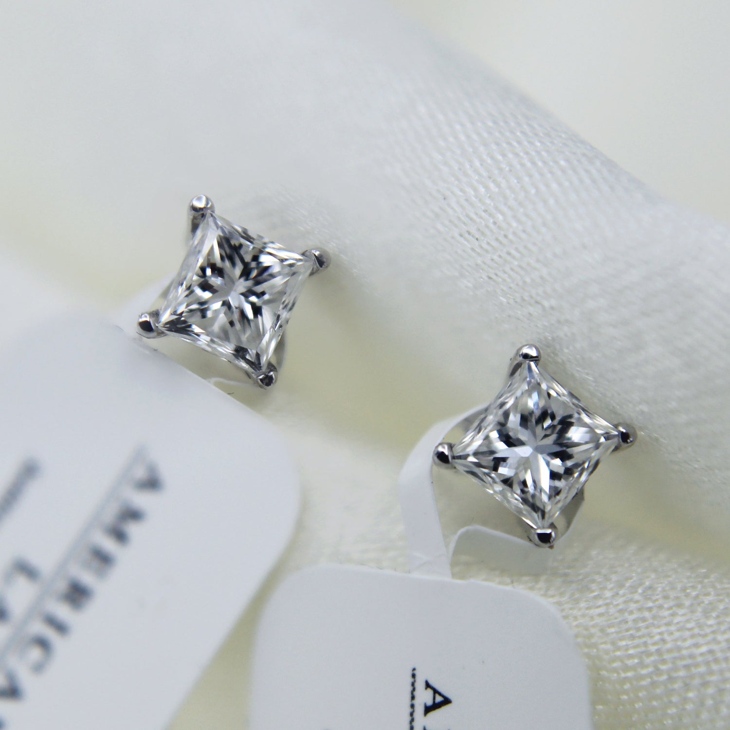 AGS Certified (VS1- VS2) 1/4ct TW to 1.00ct TW Natural Diamond Earrings-14K Gold-Screw Backs fine jewelry birthday holiday vae\lentineday gift