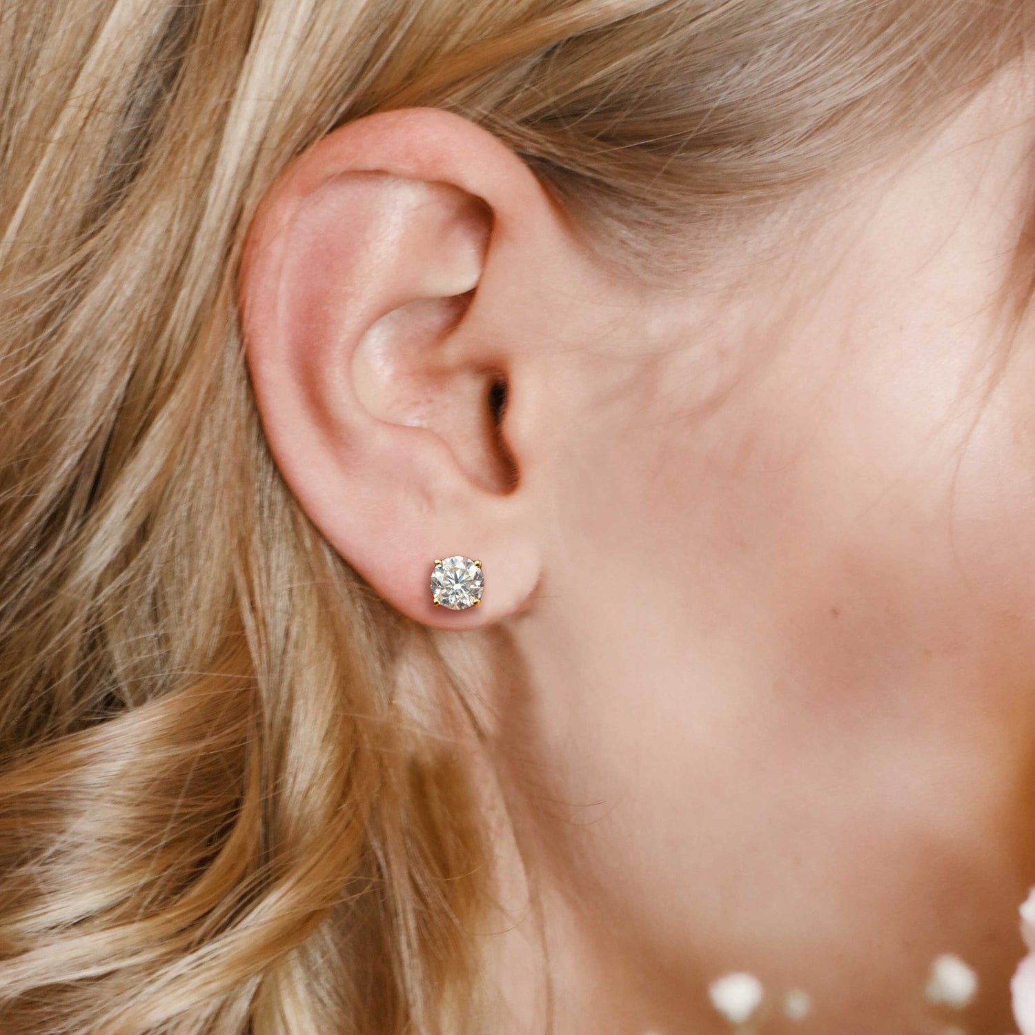 Certified (SI2-I1) 1/5ct TW to 2.00ct TW Lab-grown Diamond Earrings-14K Gold-Screw Back fifth and fine jewelry