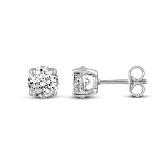 1/2 Cttw 14K Gold LAB GROWN Diamond Studs Earring