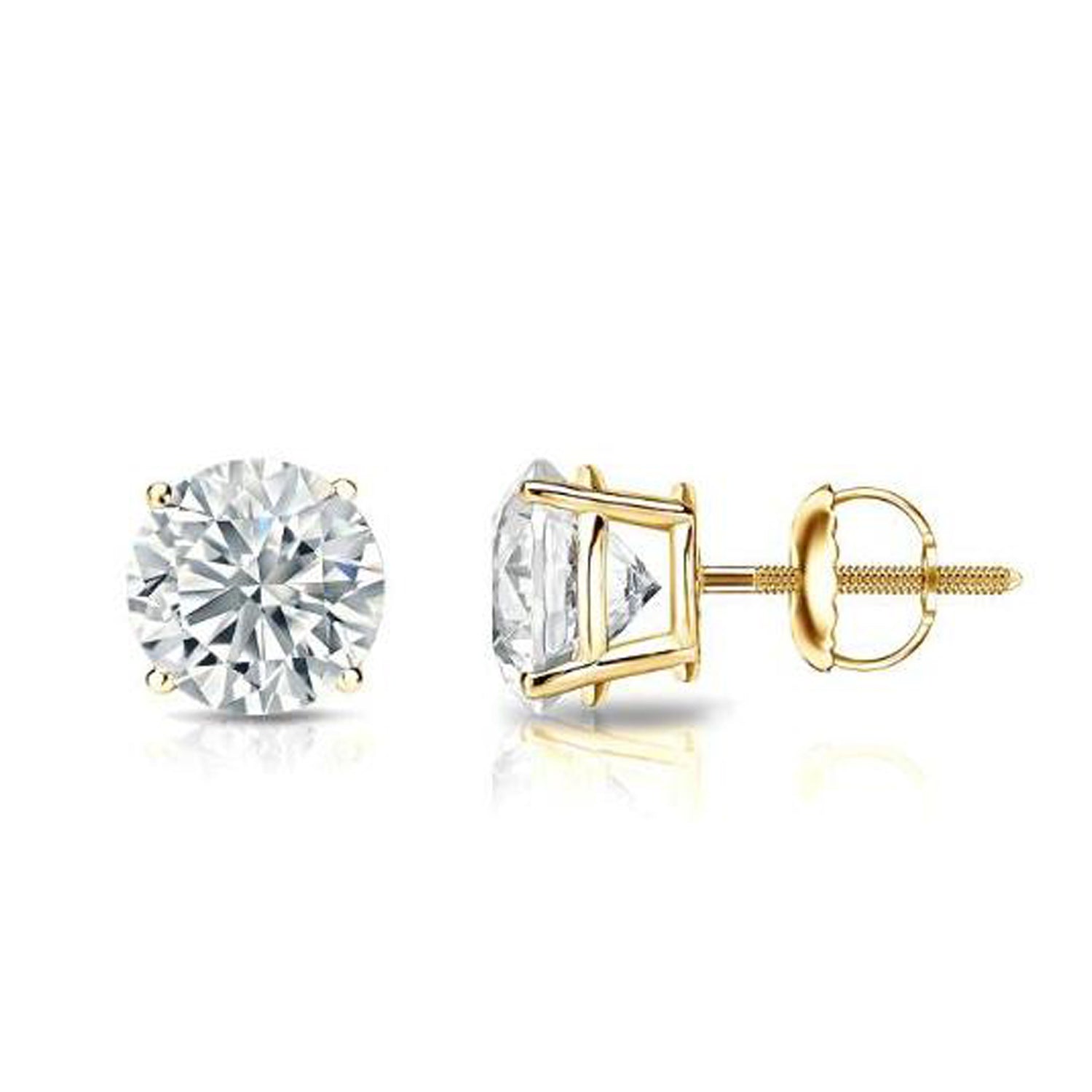 I.G.L Certified 1/2 Cttw Diamond Stud Earrings set in 14K White Gold fine jewelry certified diamond