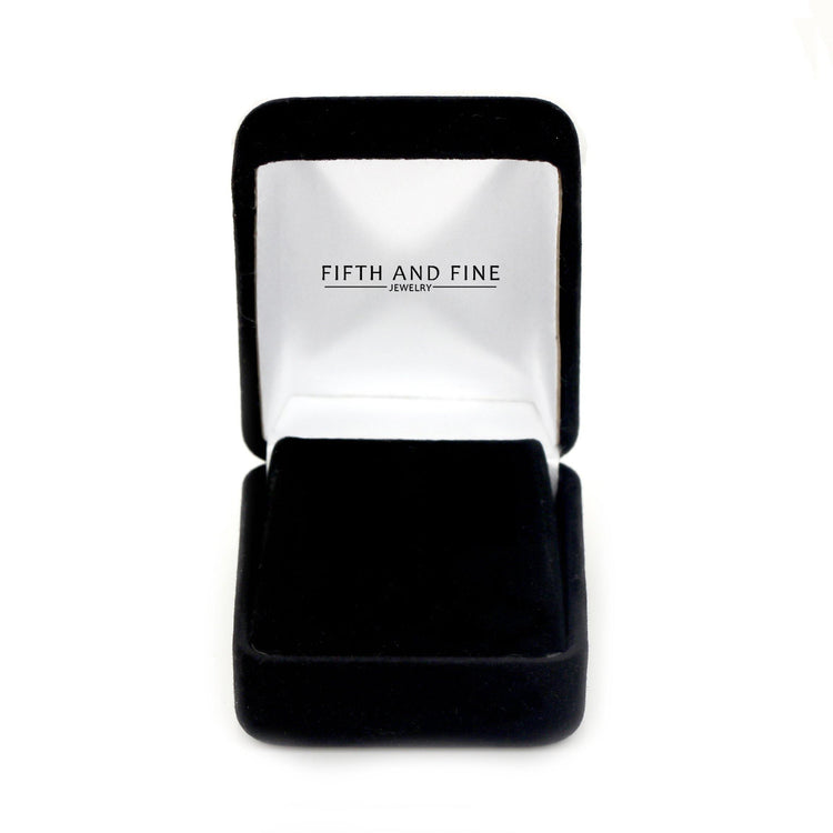 1/10CT TW Wedding Band for her Set in 10KT White Gold - Fifth and Fine
