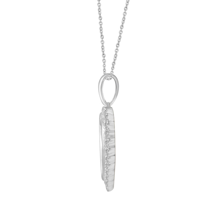 3/4ct tw Diamond Heart Pendant in Sterling Silver