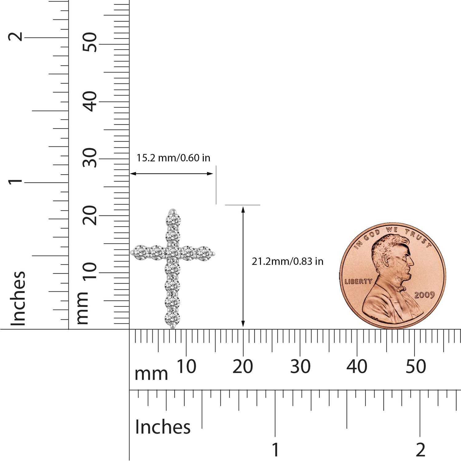 cross diamond natural pendant necklace jewelry affordable gift birthday