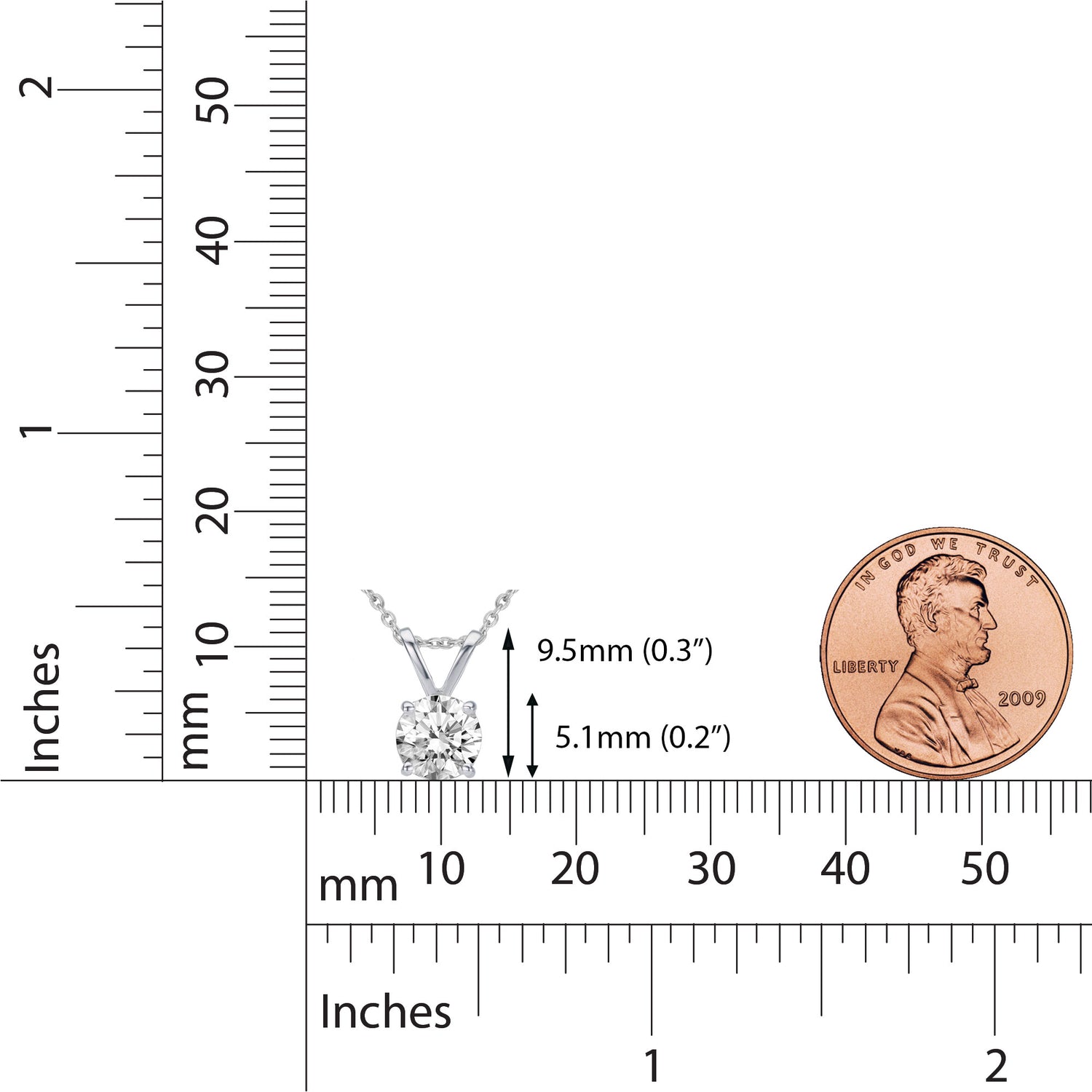 I.G.L Certified 1/2 Cttw Diamond Solitaire Pendant  in 14K White Gold fine jewelry gift holiday valentine birthday