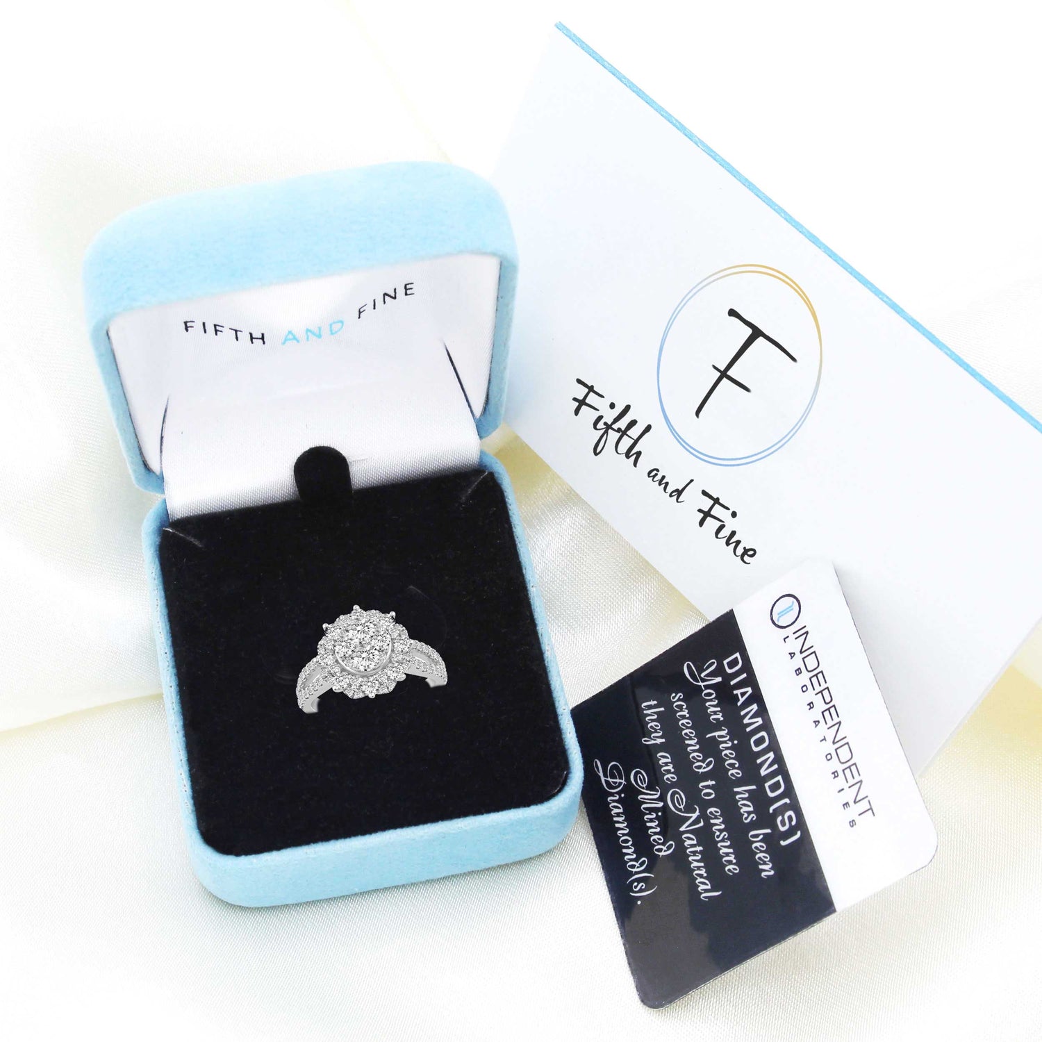 1 1/2 Cttw  (I1-I2 Clarity) Diamond Floral Halo Engagement Bridal Ring in 14K Gold