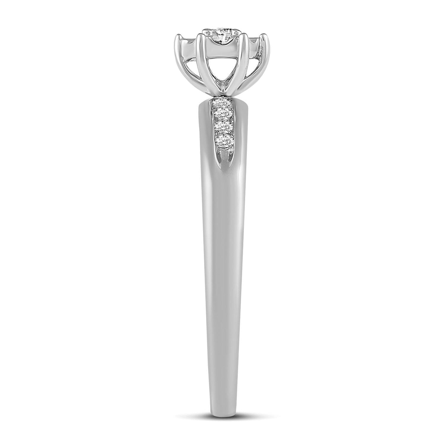 1/3CT TW Diamond Trio Bridal Set in 10KT White Gold - Fifth and Fine