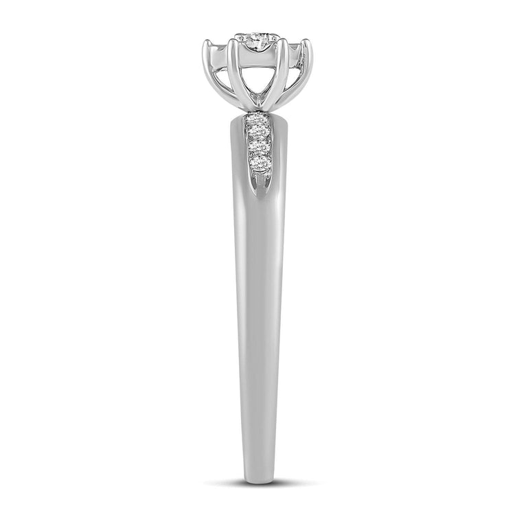 1/3CT TW Diamond Trio Bridal Set in 10KT White Gold - Fifth and Fine