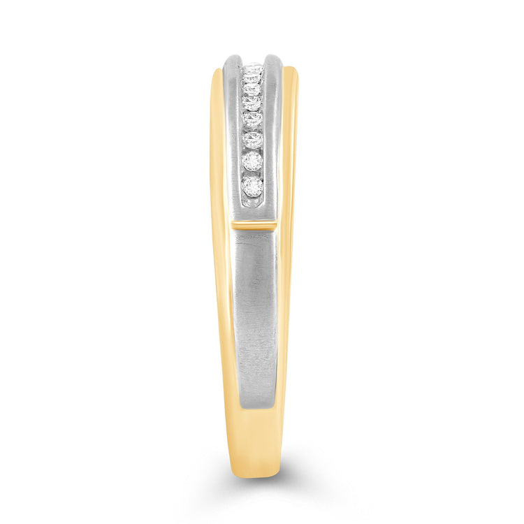 1/3CT TW Marquise Diamond Trio Bridal set in 10KT Yellow Gold - Fifth and Fine