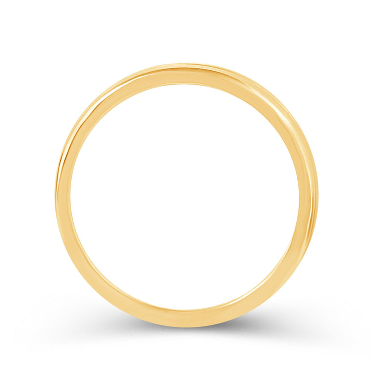 1/20CT TW Diamond Wedding Band set in 10KT Yellow gold - Fifth and Fine
