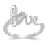 1/10 CTW Diamond Love Ring in Sterling Silver - Fifth and Fine