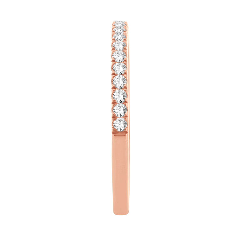 14K White/Yellow/Rose Gold 1/4 Cttw (I1-I2 Clarity) Diamond Half Eternity Ring Band wedding bridal anniversary