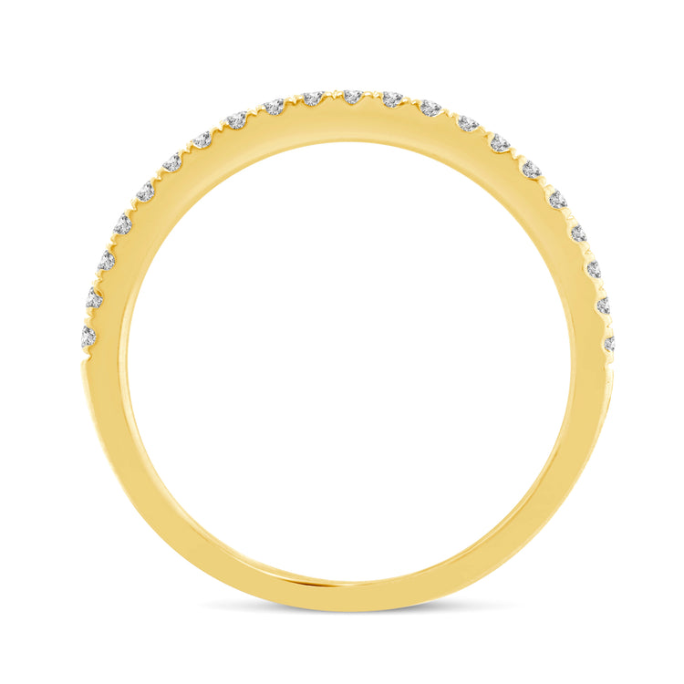 14K White/Yellow/Rose Gold 1/4 Cttw (I1-I2 Clarity) Diamond Half Eternity Ring Band wedding bridal anniversary