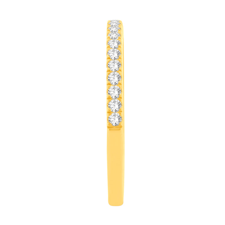 14K White/Yellow/Rose Gold 1/4 Cttw (I1-I2 Clarity) Diamond Half Eternity Ring Band wedding bridal anniversary