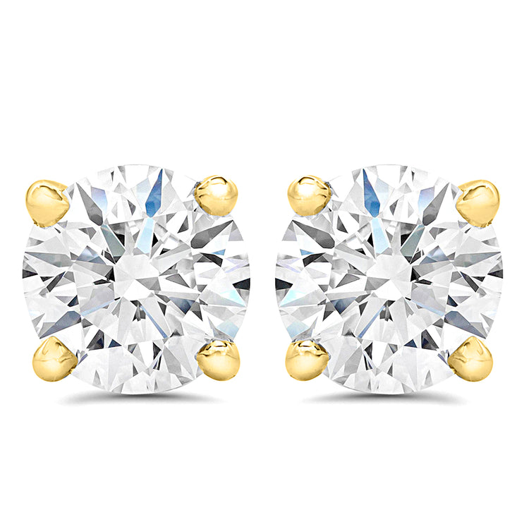 AGS Certified (VS1-VS2) 1/5ct TW to 2.00ct TW Diamond Earrings-14KGold-ScrewBack fine jewelry birthday holiday valentineday gift