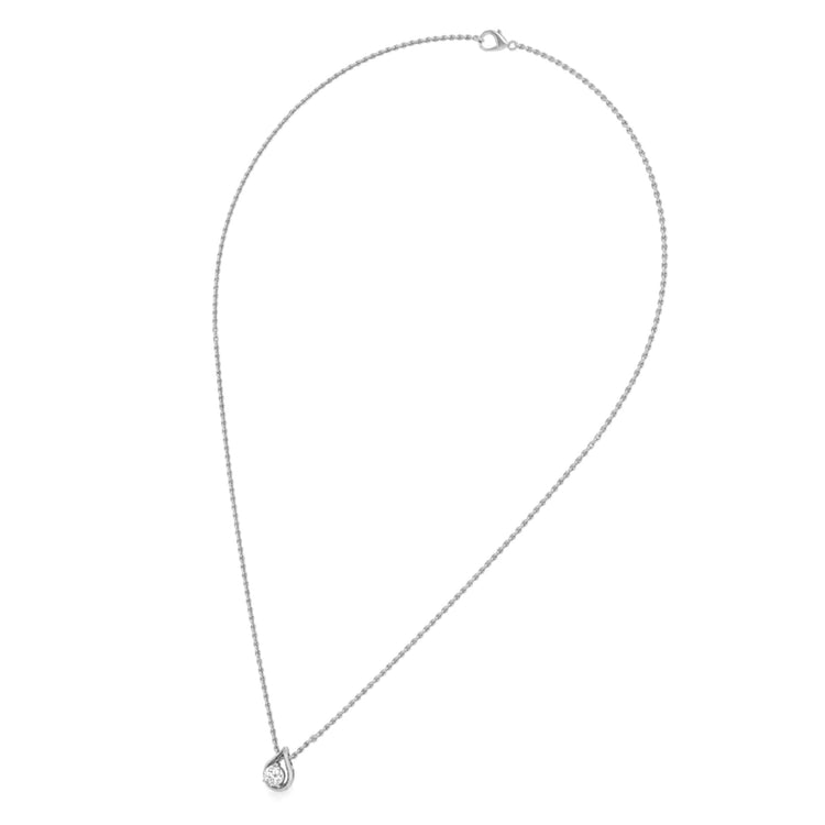 1/5-1/3 Cttw Diamond Teardrop Necklace 925 Sterling Silver / 18K Gold Vermeil pendant Fifth and Fine jewelry