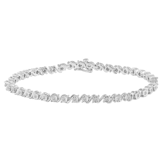 1/3ct tw Diamond Tennis Bracelet in Sterling Silver - Fifth and Fine