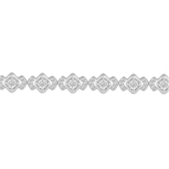 1.0 CT TW Diamond Tennis Bracelet in Sterling Silver by Fifth and Fine - Fifth and Fine