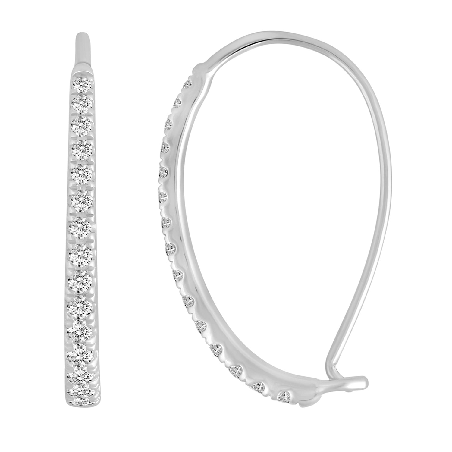 Chunky Silver Hoop Earrings 925 Sterling Silver Big Hoops Fine Jewelry –  KesleyBoutique