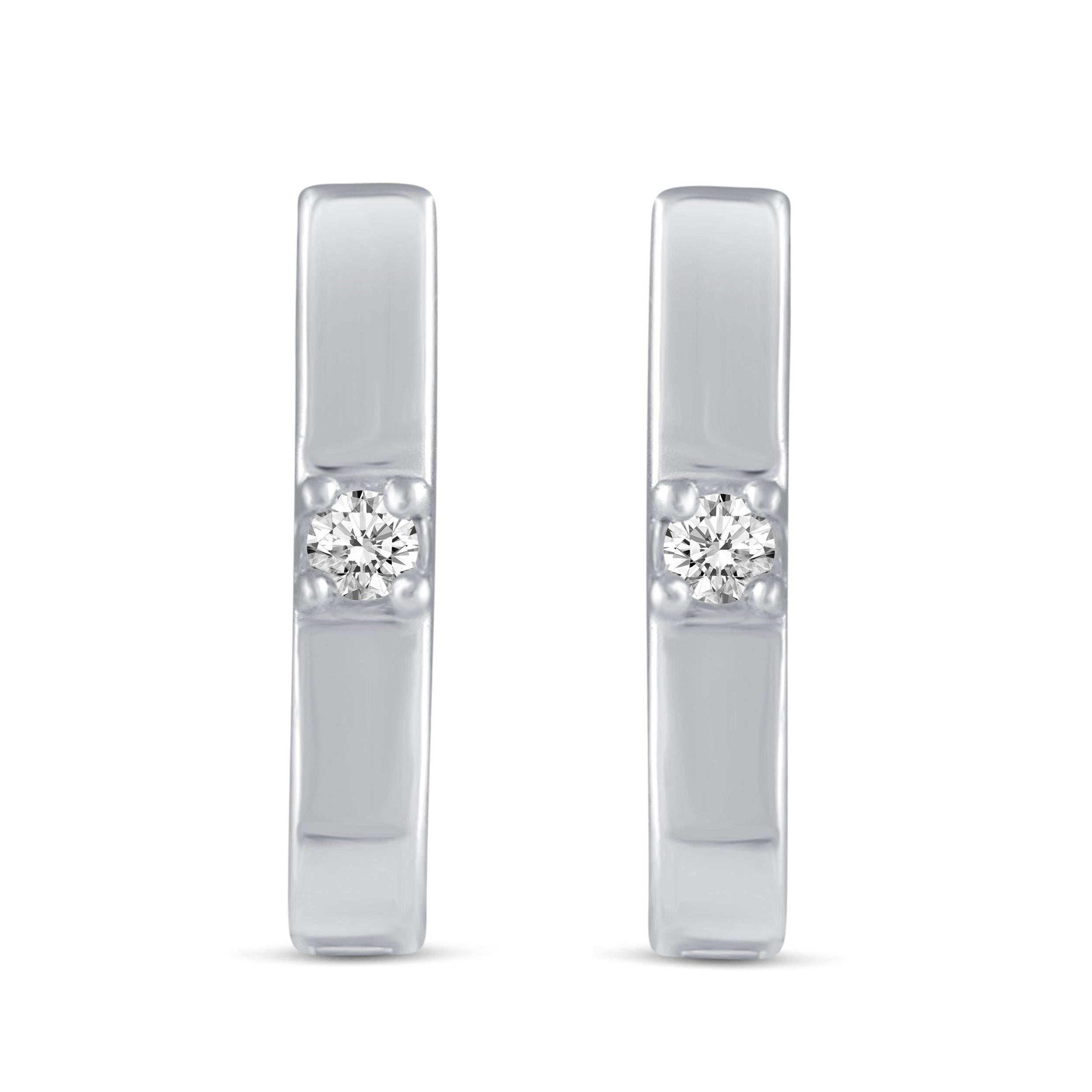 14KT Yellow Gold Diamond Studs Solitaire Earrings in 0.20 cts - S20196 – CJ  Jewels International LLC.