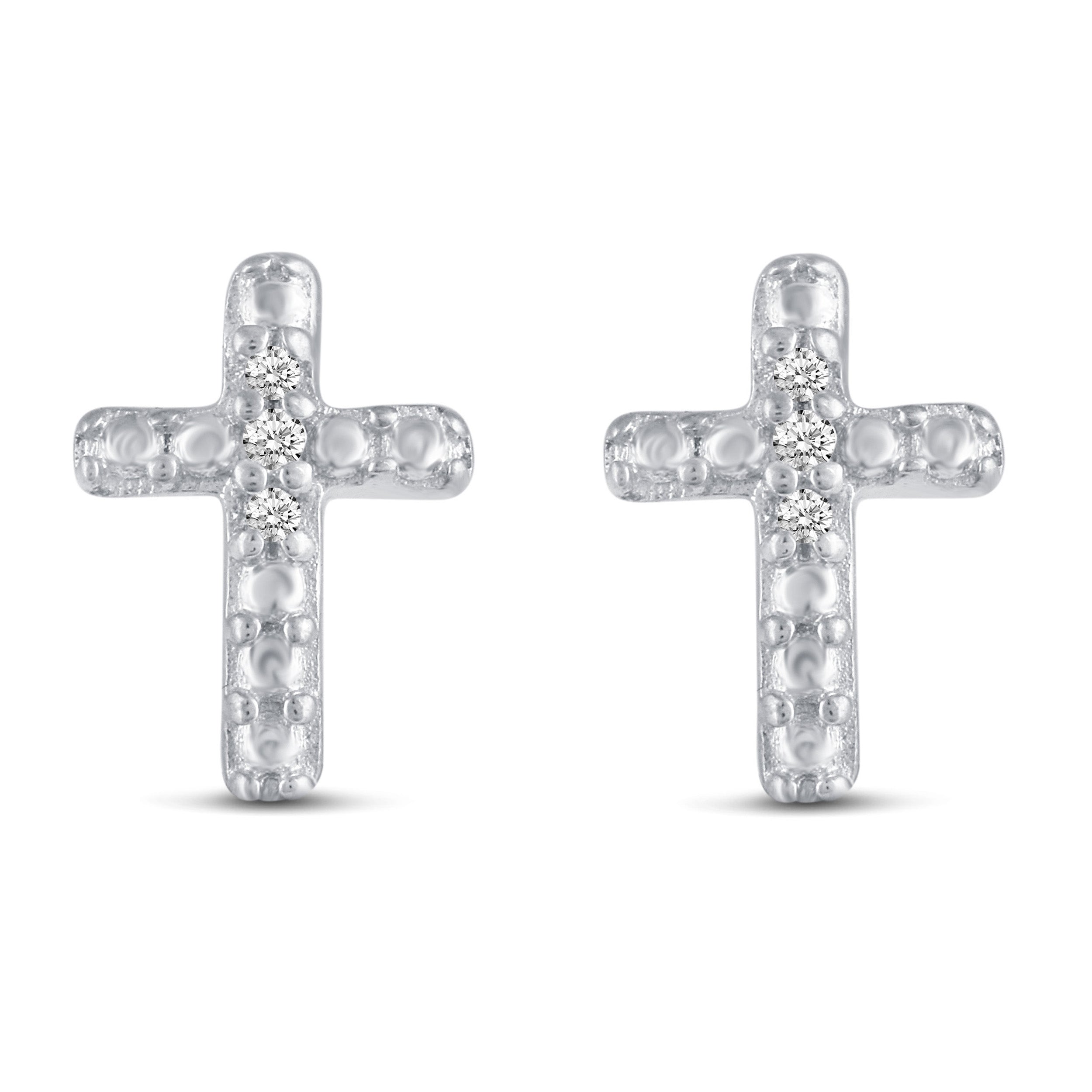 Shops 925 cttw diamond cross