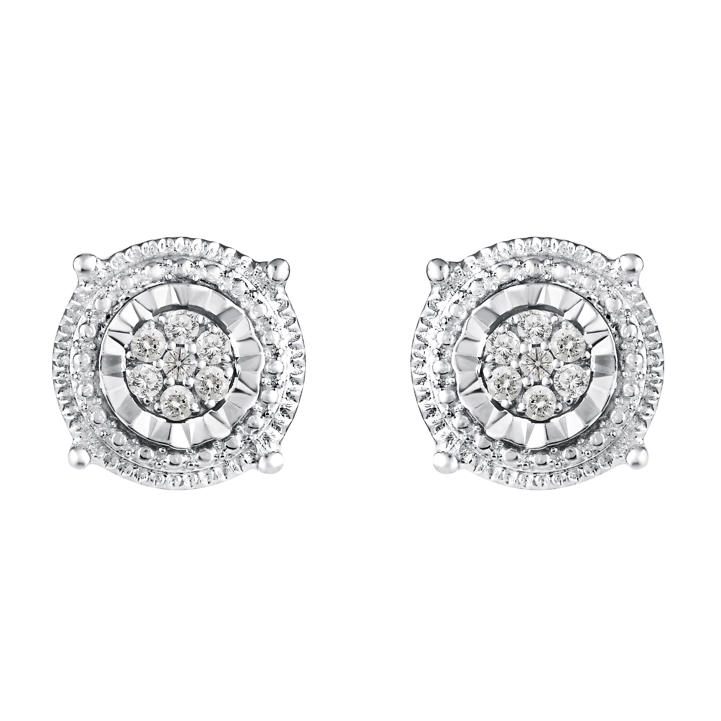 Buy Silver-Toned & White Earrings for Women by La Soula Online | Ajio.com