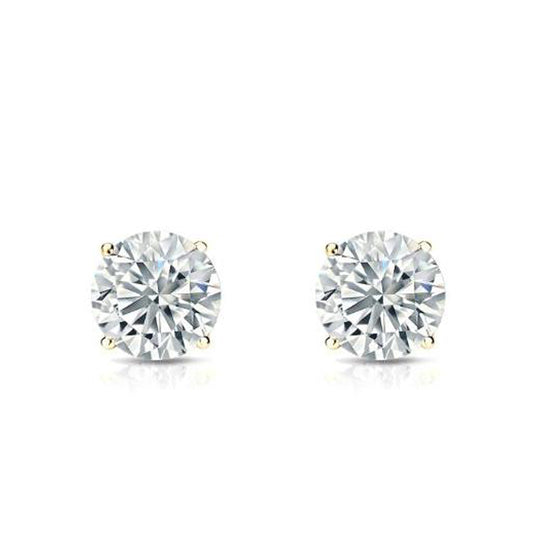 I.G.L Certified 1/2 Cttw Diamond Stud Earrings set in 14K White Gold fine jewelry certified diamond