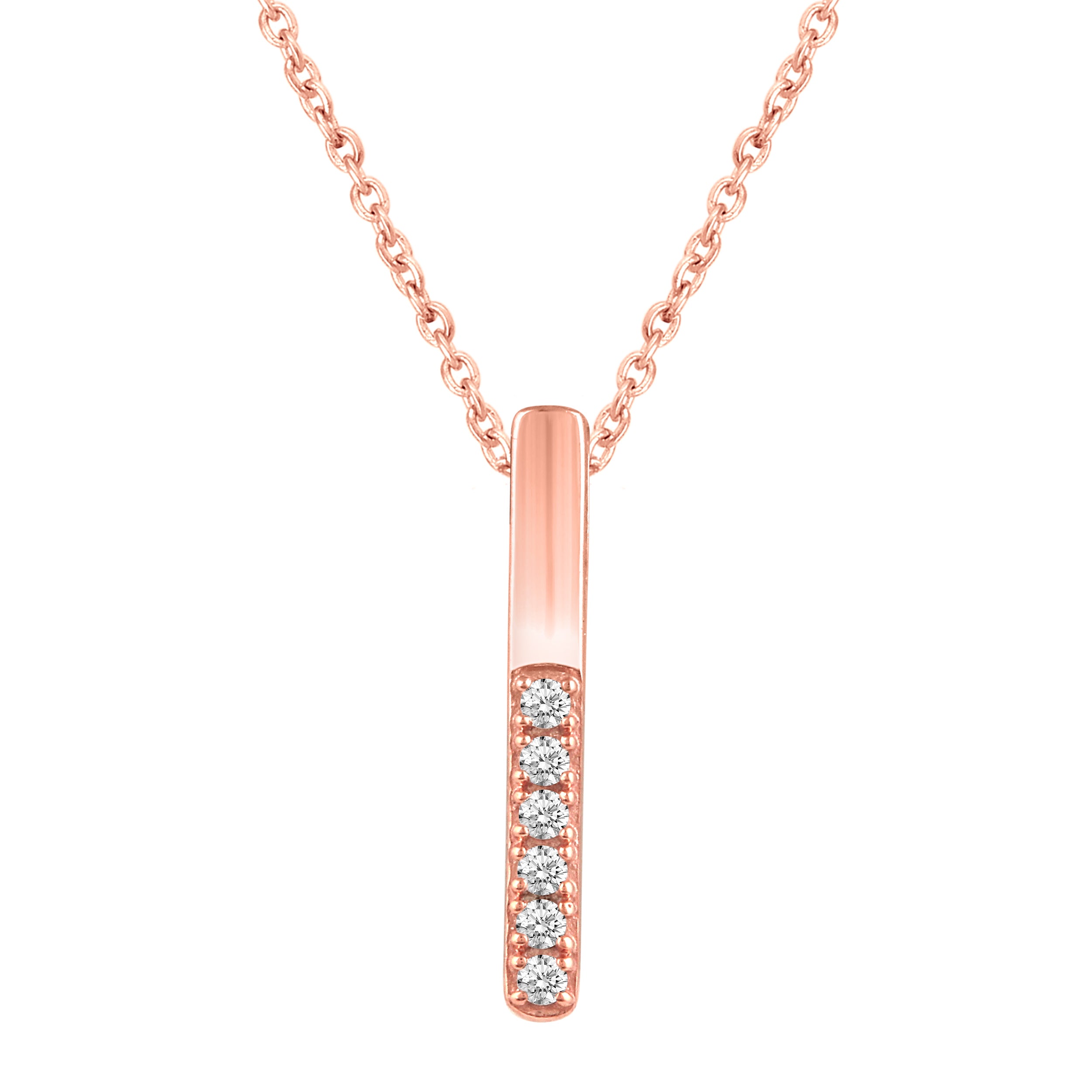 Pillar Bar Necklace - Personalised – Heart Locket Jewelry