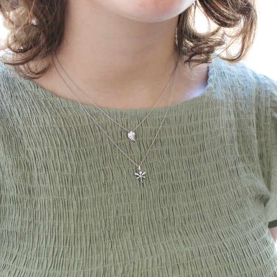 Lucky Feather and Dragonfly Layered 1/10 Cttw Natural Diamond Pendant Necklace set in 925 Sterling Silverβ¦ fine jewelry gift holiday birthday under$50 cheap affordable