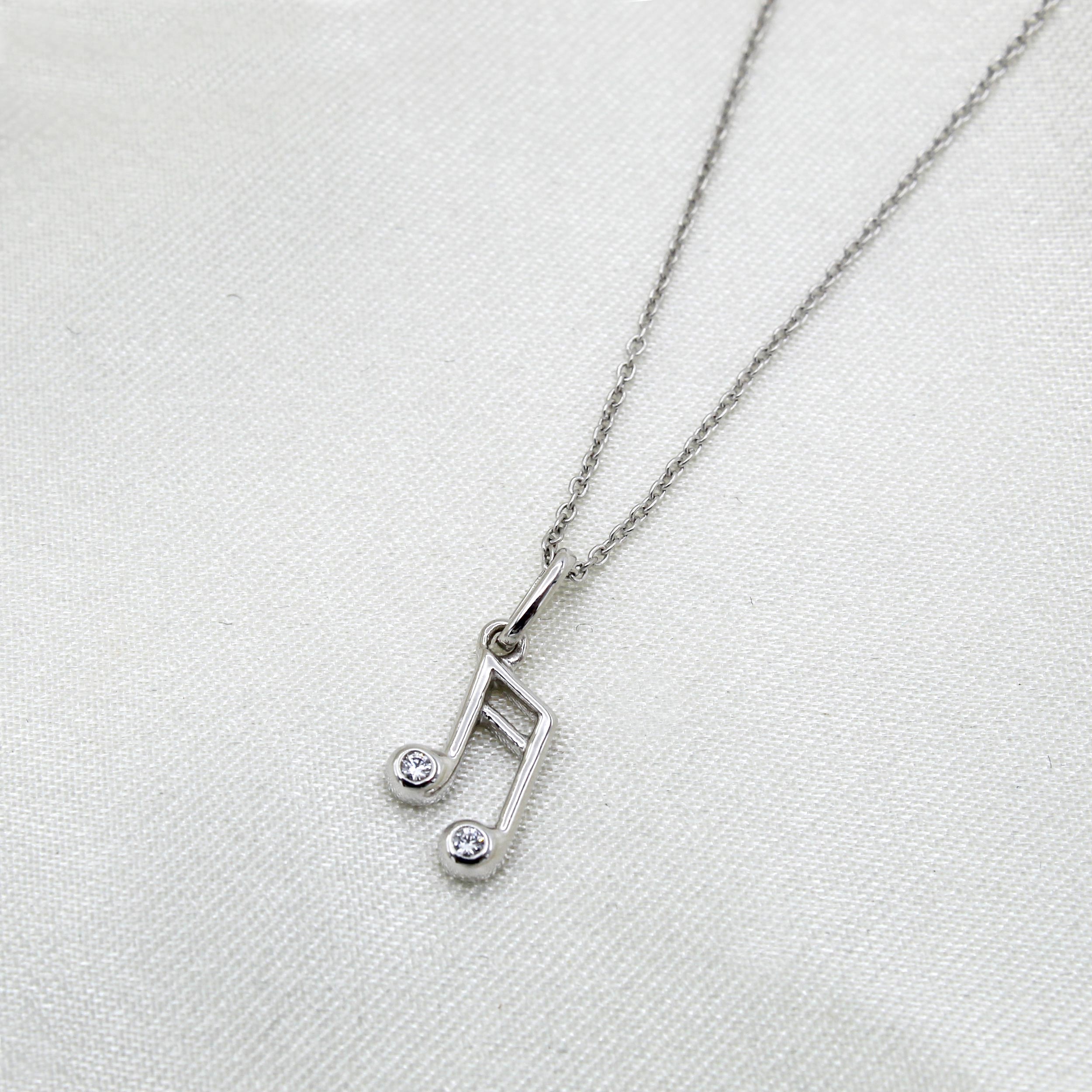 Amazon.com: Music Note Necklace Ring for Women Girls Sterling Silver  Classic Treble Clef Music Pendant Musical Jewelry Graduation Gifts for  Musician Music Student (necklace): Clothing, Shoes & Jewelry
