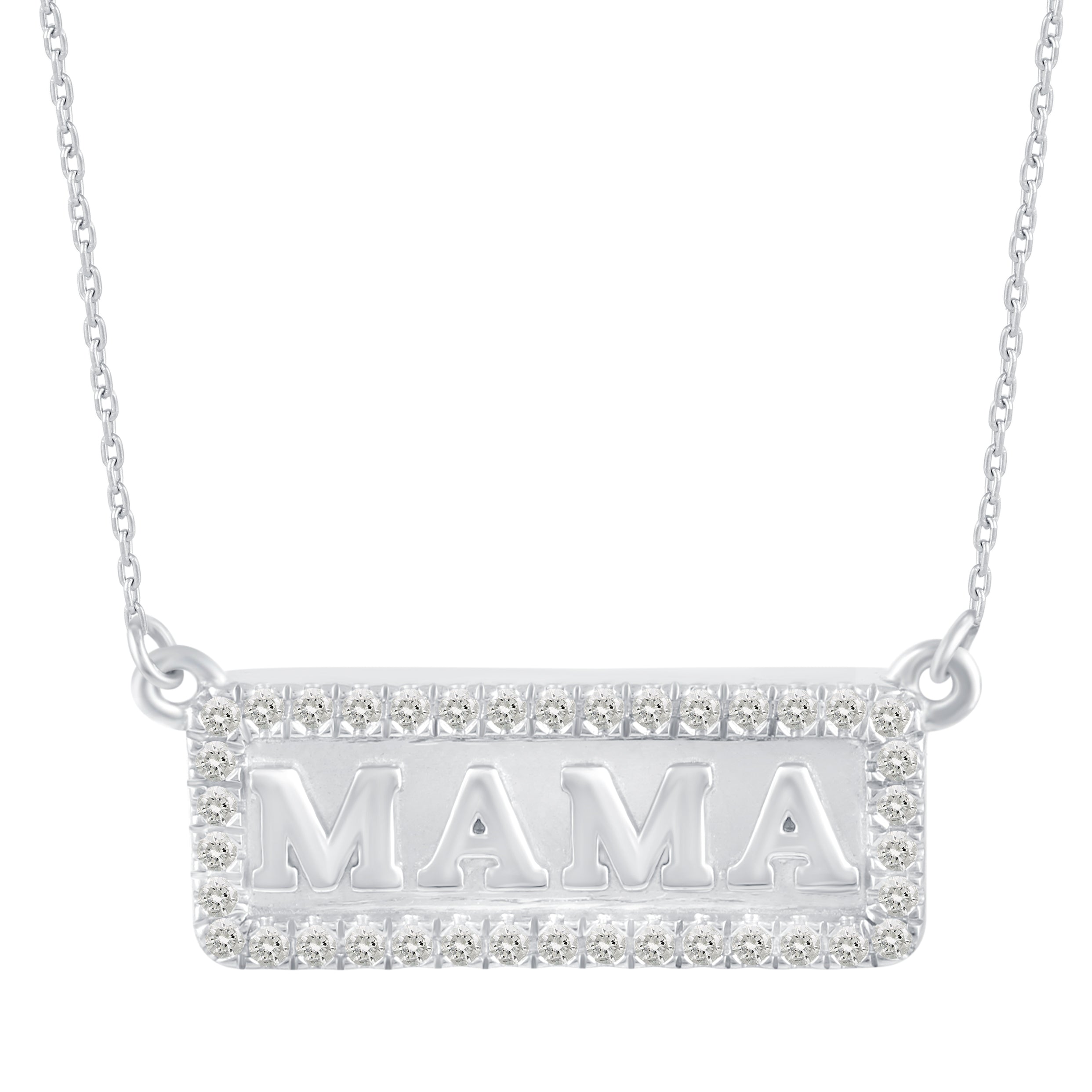 Panacheous jewelry- MAMA diamond necklace -Kuwait Fashion – Mash Shop
