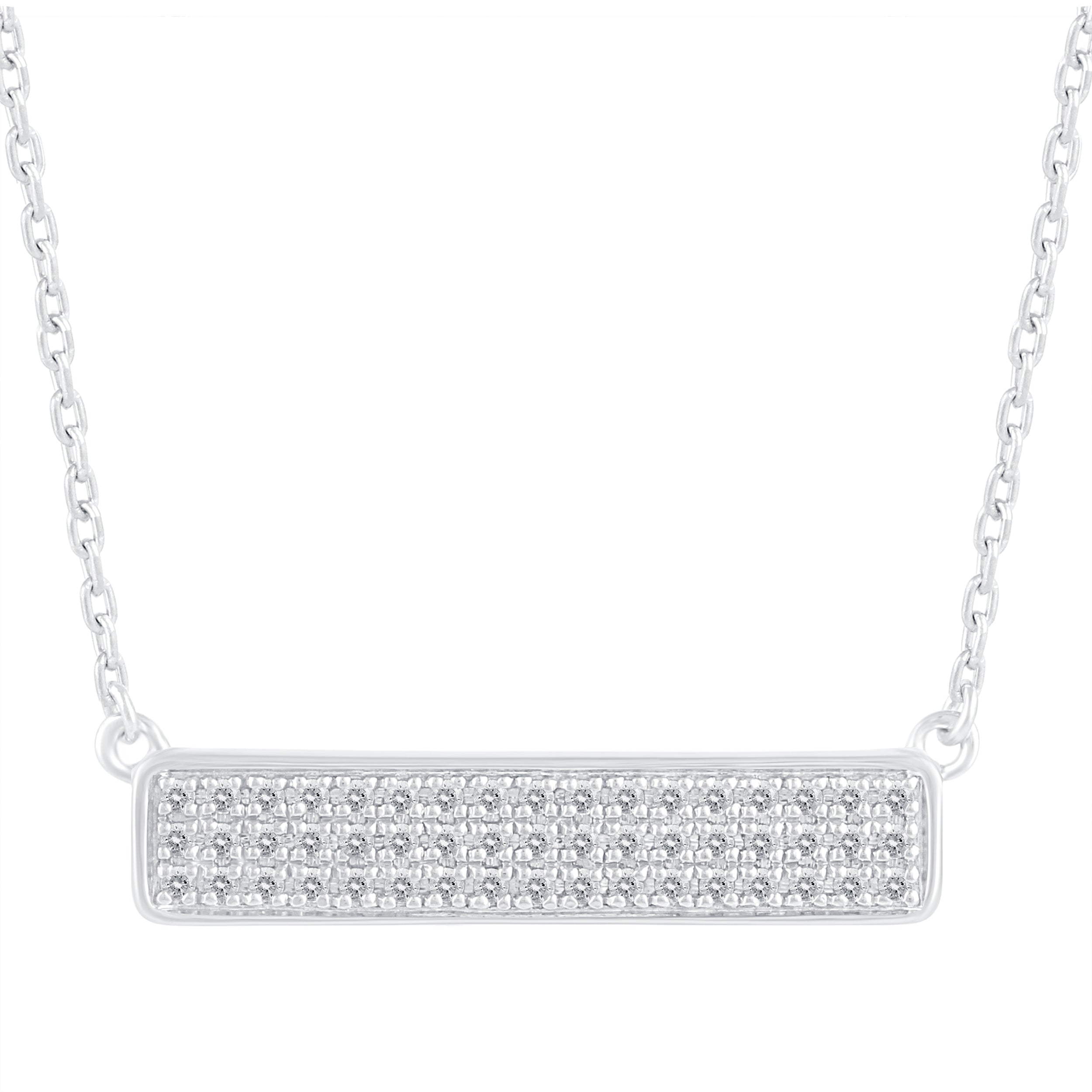 diamond vertical bar necklace – Kelly Jacobson Studios