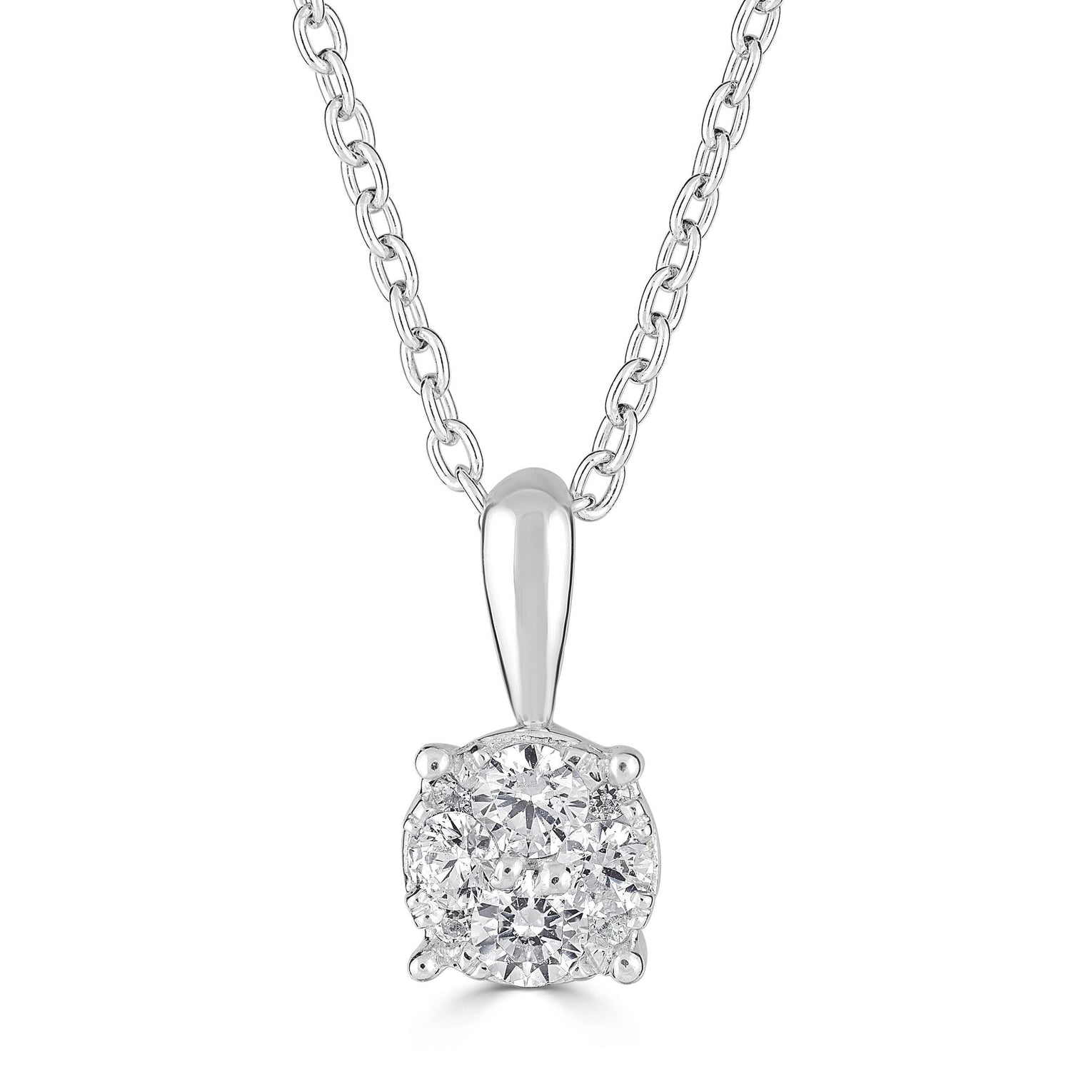 1/4CT.TW of Diamonds to Create a Grander look, Uniquely crafted in Sterling Silver - Fifth and Fine