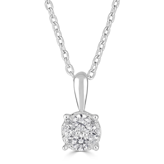 1/4CT.TW of Diamonds to Create a Grander look, Uniquely crafted in Sterling Silver - Fifth and Fine