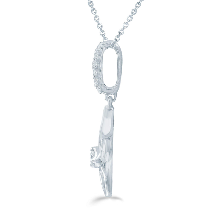 1/10 CT TW Diamond Fashion Pendant in Sterling Silver - Fifth and Fine