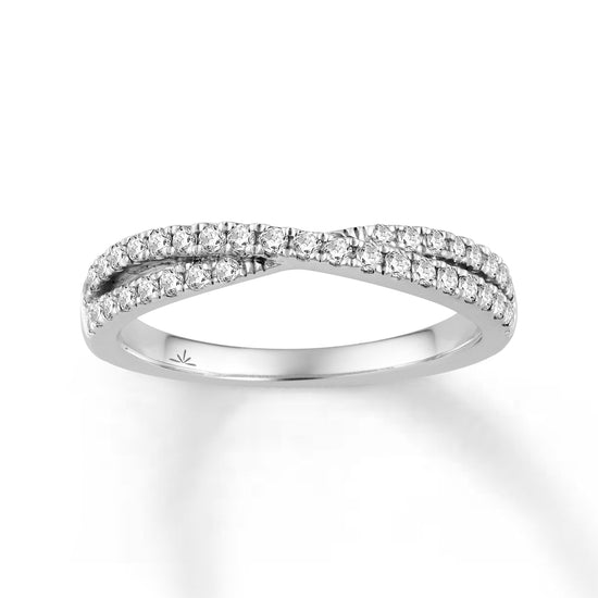 14K Gold Natural Diamond Band Ring