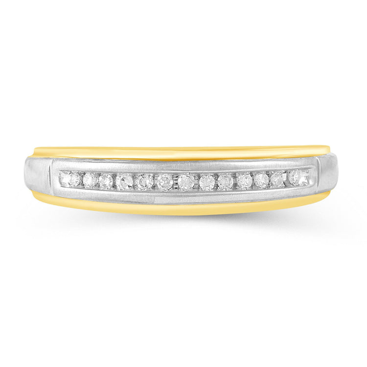 1/3CT TW Marquise Diamond Trio Bridal set in 10KT Yellow Gold - Fifth and Fine
