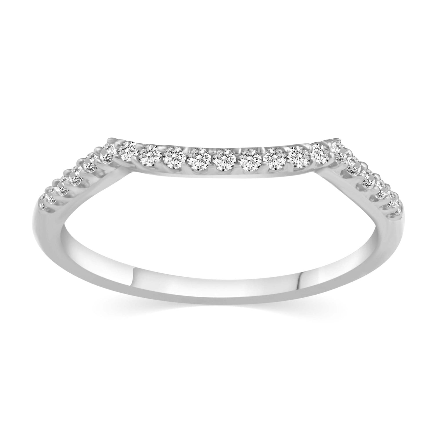 3/8 Cttw  (I1-I2 Clarity) Diamond Infinity Cushion Engagement Wedding Bridal Ring & Band in 14K Gold
