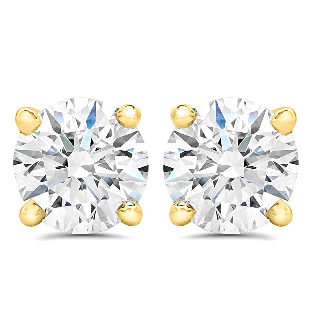 Ags certified diamond stud earrings Outlet