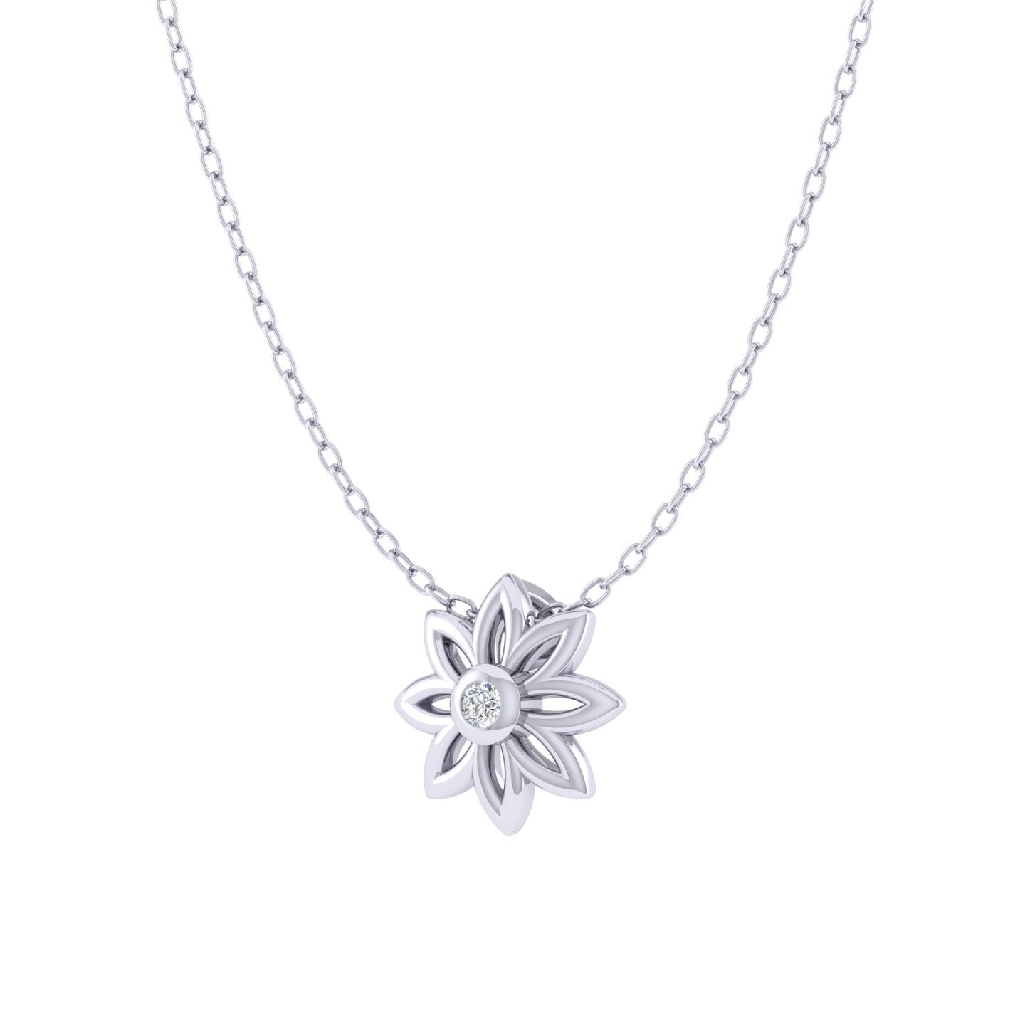 Daisy diamond necklace shops