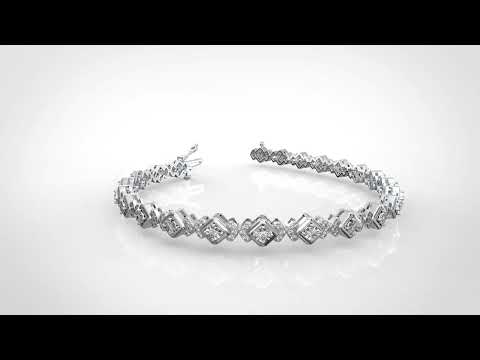 1 CT TW Diamond Tennis Bracelet in Sterling Silver – Fifth and Fine