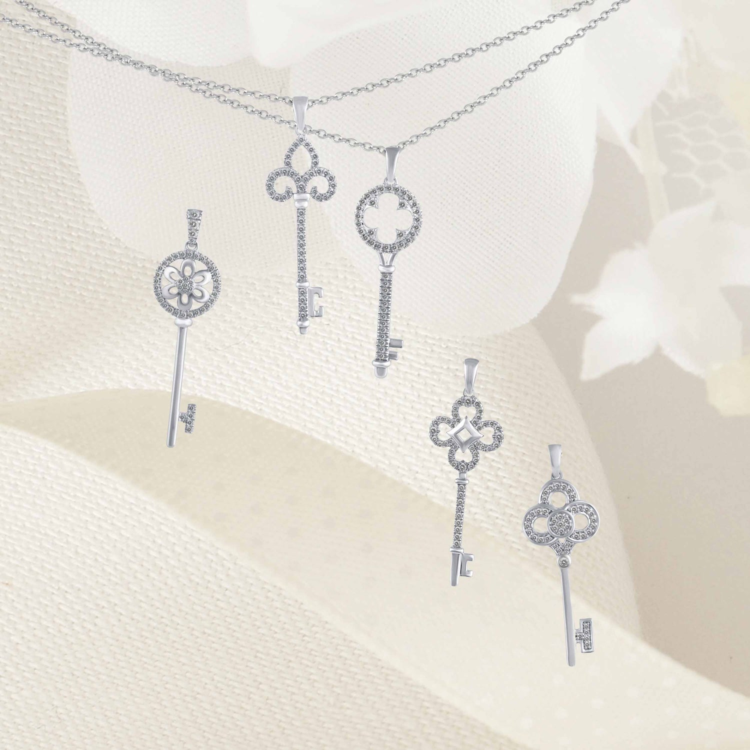 Best Tiffany Keys Round Star Key Pendant Yellow Diamond For Tiffany & Co.  Necklace & Pendant